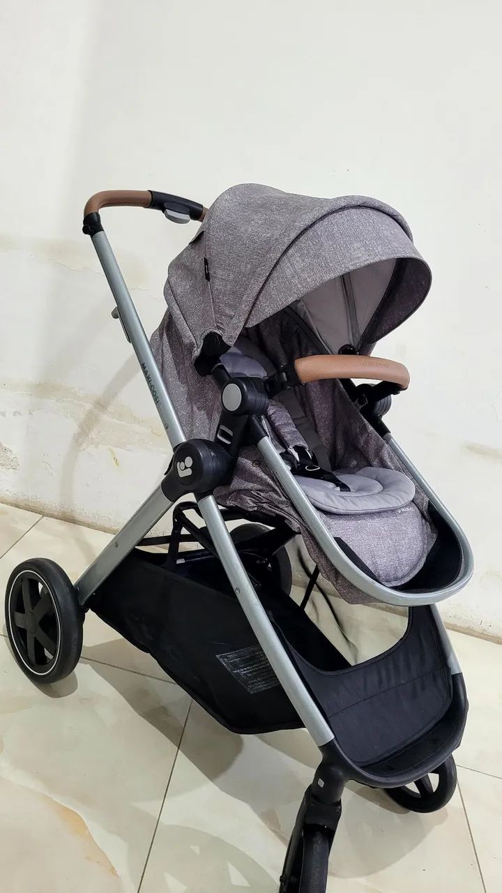 Carrinho de bebê maxi cosi 3 em 1 Carrinho, bebê conforto e moises - Foto 4