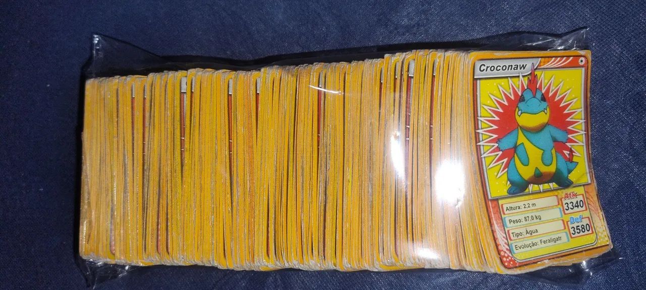 Lote 289 Mini Cards Pokémon Antigas  - Foto 4