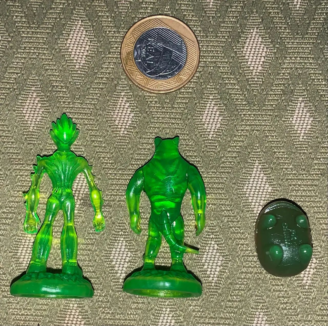 3 Action figures coleção bem 10 translúcidos pequenos originais - Foto 3