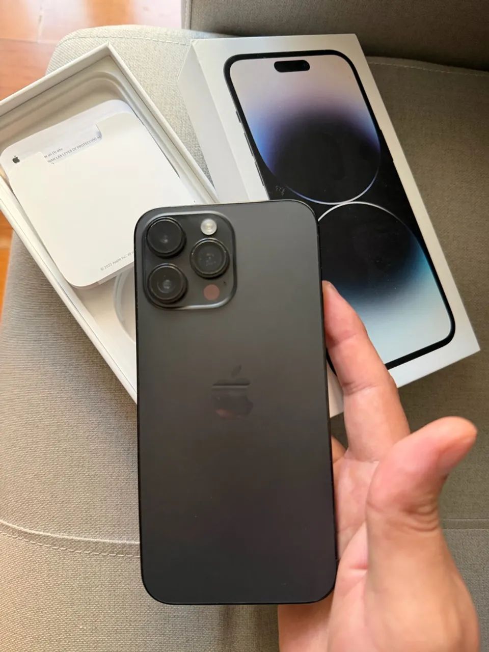 IPHONE 14 PRO MAX PRETO ESPACIAL - Foto 5