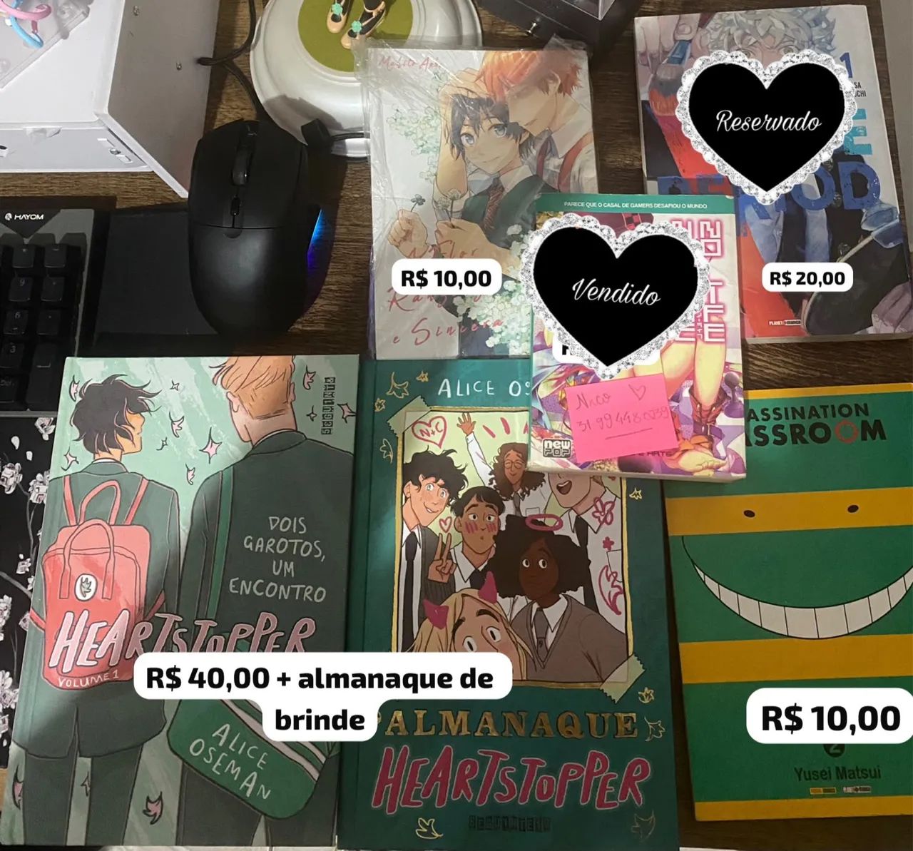 diversos a venda - preços na imagem