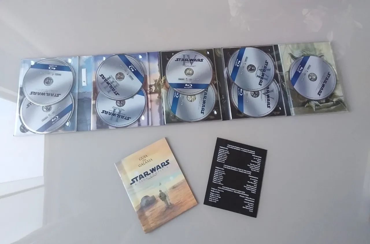 Coletânea Star Wars 9 discos / DVDs - Foto 2