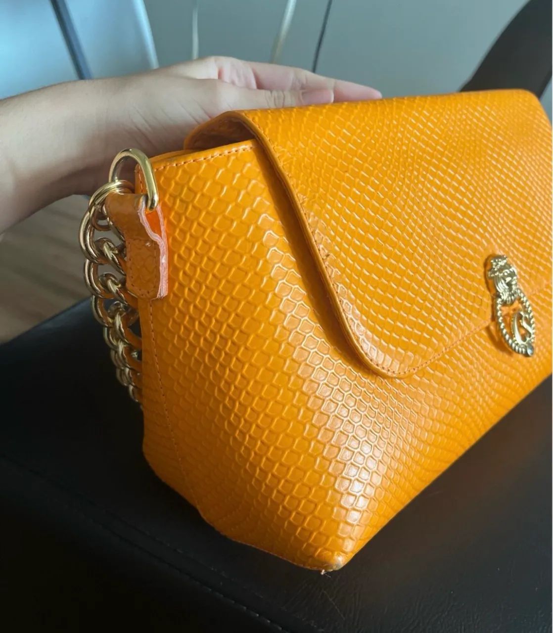 Bolsa Carmen steffens laranja  - Foto 5