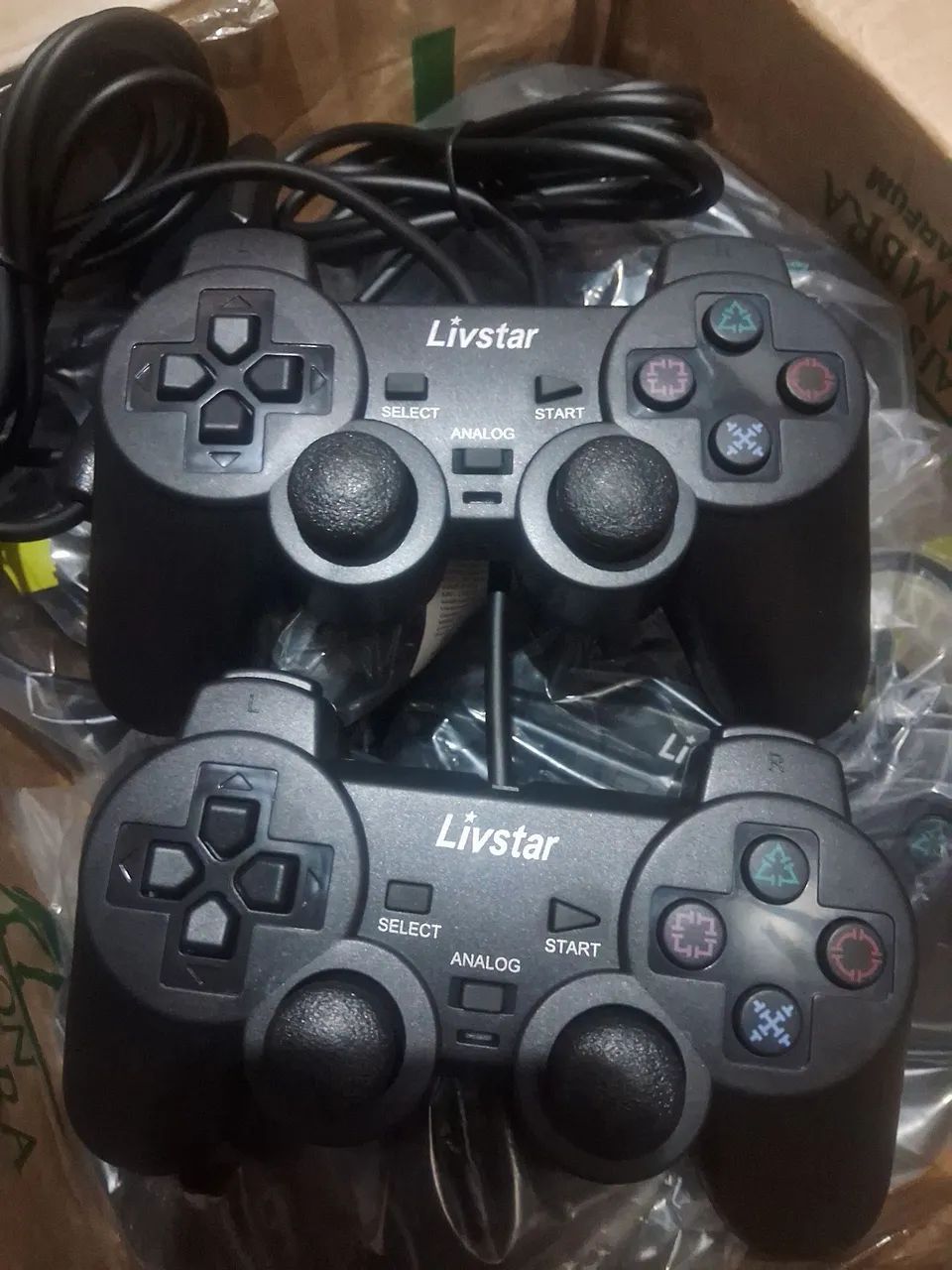 Kit 2 controles paralelo PlayStation 2