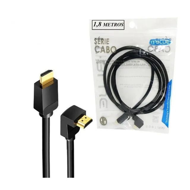 Cabo HDMI 90Graus 1,8M LE-6625 - Foto 4