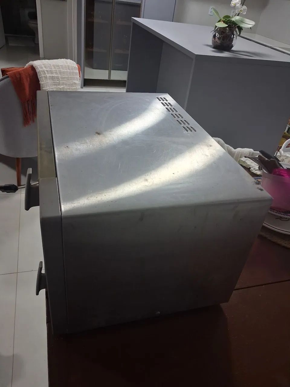 Microondas brastemp ative  30 litros inox  - Foto 3