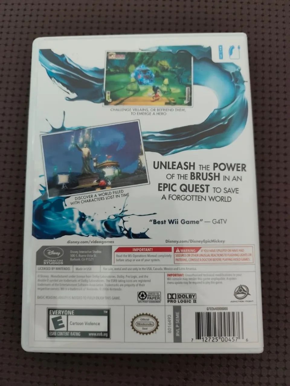 Disney Epic Mickey Original Wii - Foto 3