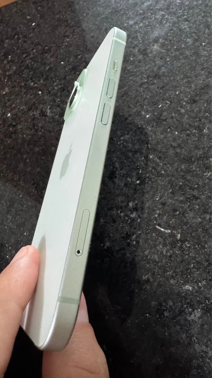 iPhone 15 128GB Verde - Único Dono (Impecável!) - Foto 5