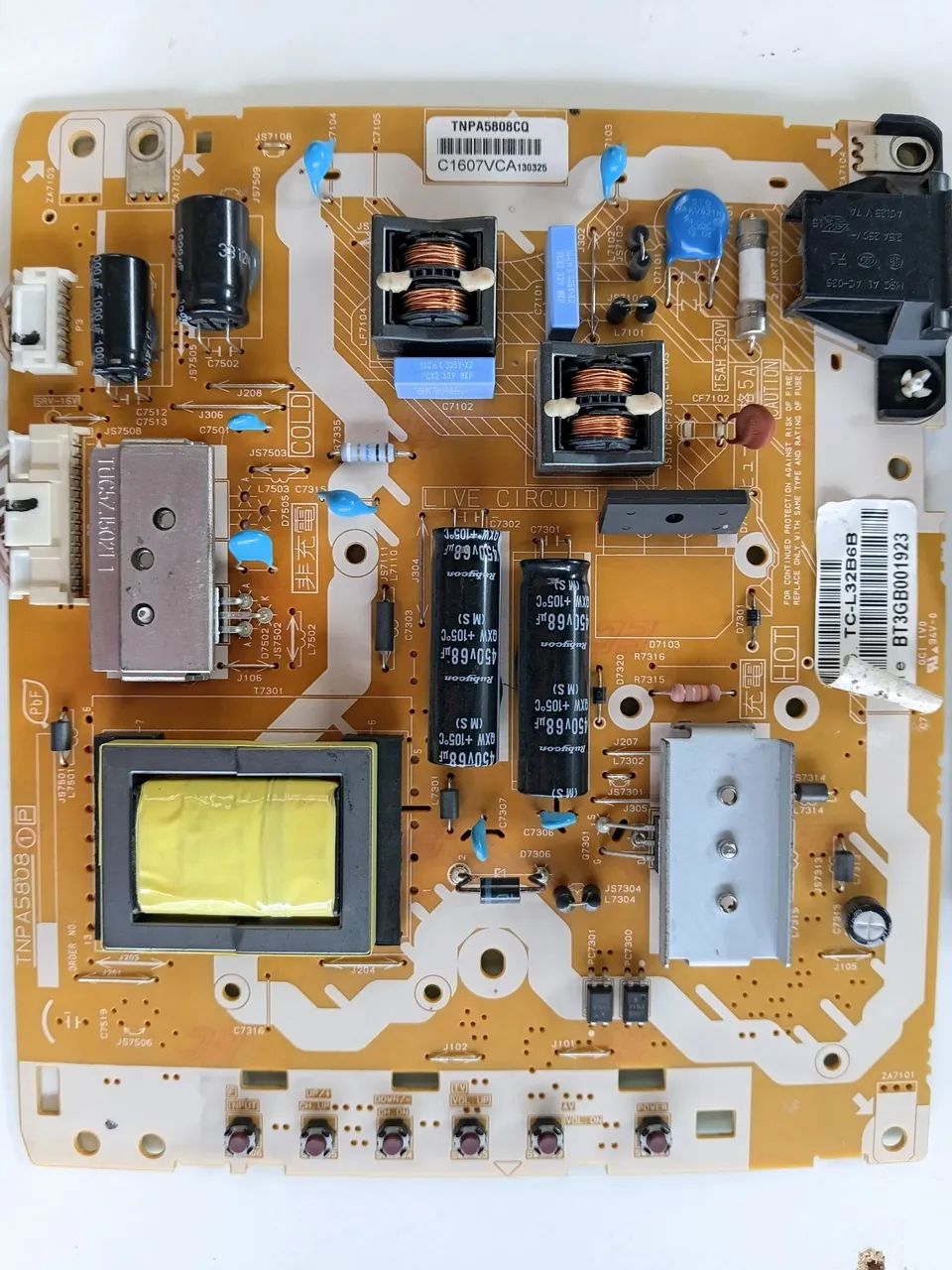Placa fonte Panasonic TC-L32B6B. - Foto 3