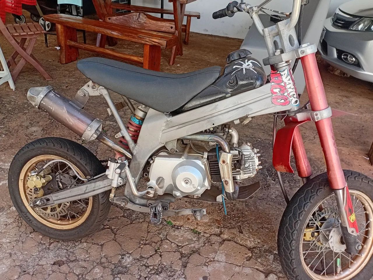 Vendo mini moto protork 100 cilindrada  - Foto 4
