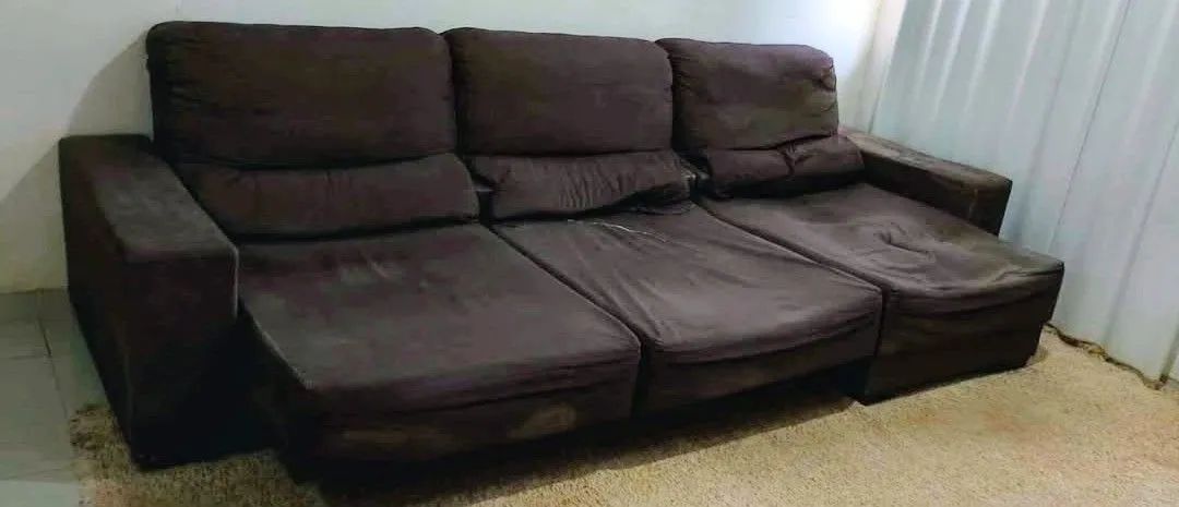 Sofá extensível e reclinável 3mts - Foto 4