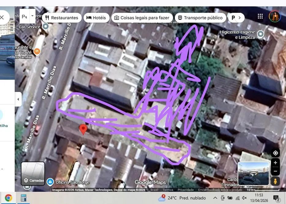 Vendo terreno avenida  Marcilio Dias 