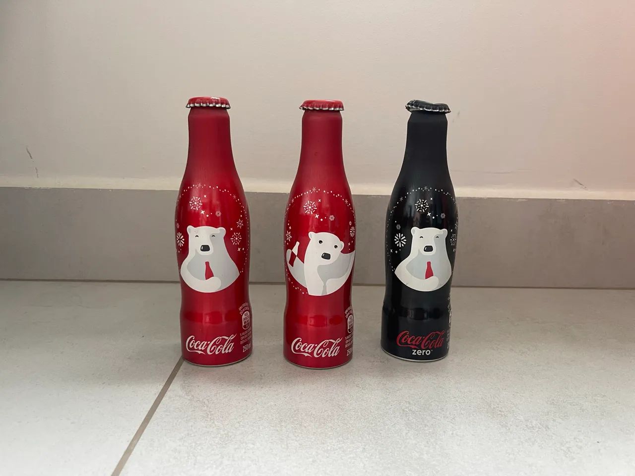 Lote Garrafas de alumínio - Coca, Skol, Brahma  - Foto 3