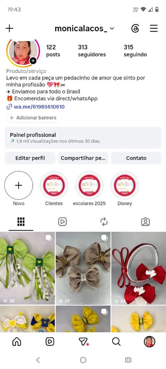 Laços de cabelo