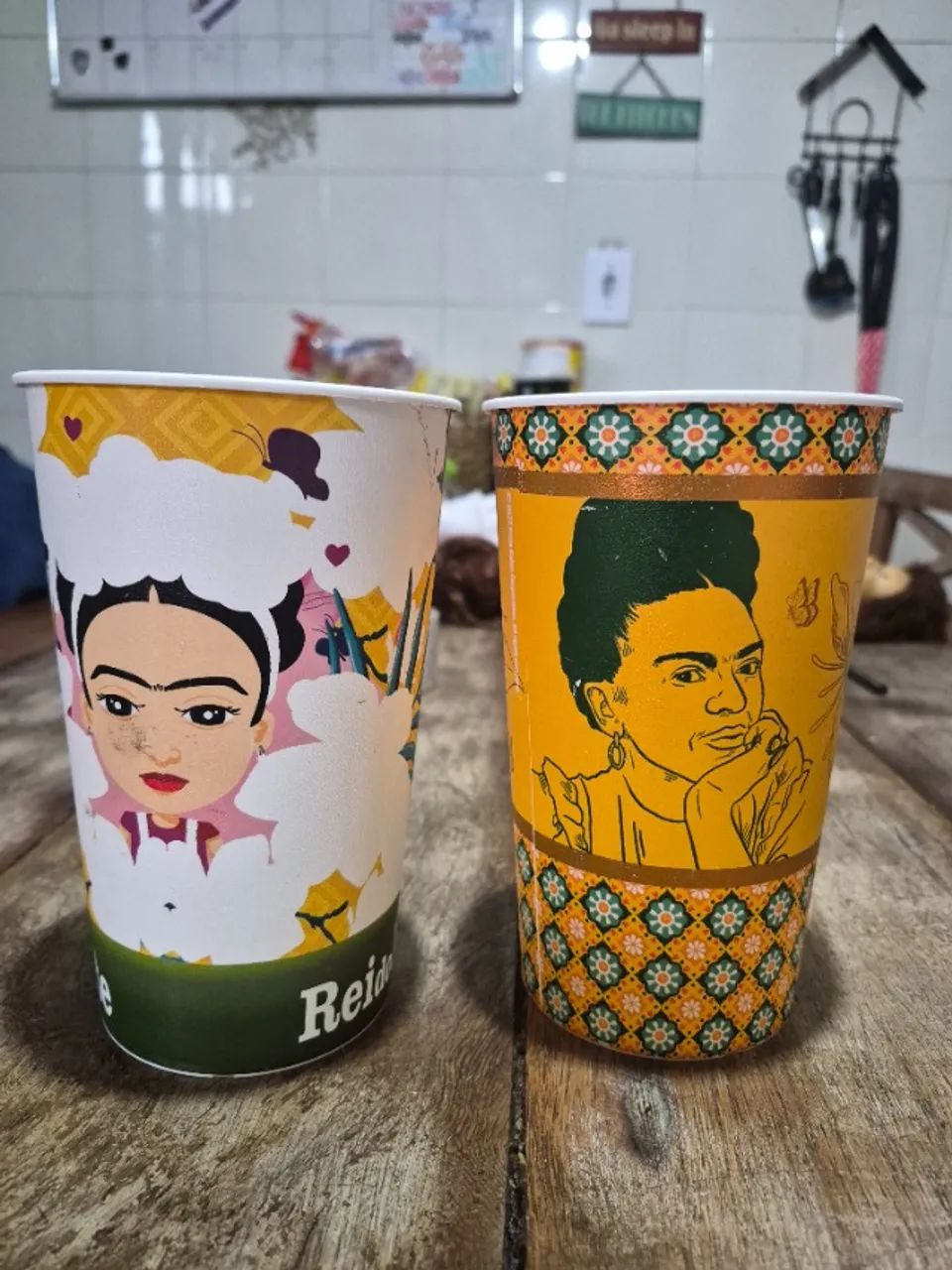 Colecao de copos da casa do pao de queijo colecao frida kalo