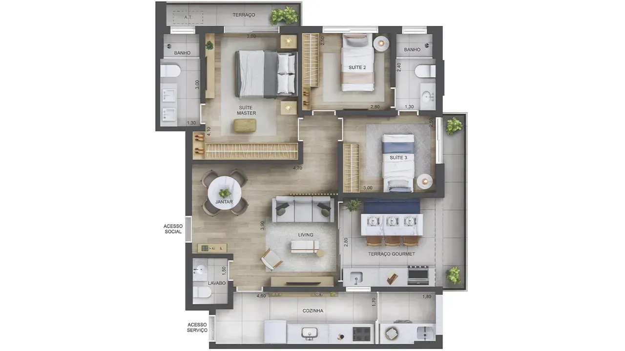 PLANTA 96m²