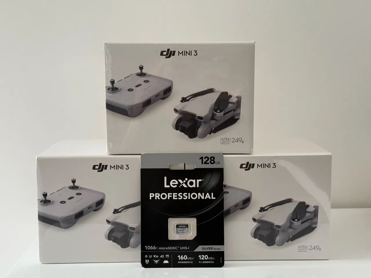 Drone DJI Mini 3 + Cartão 128GB