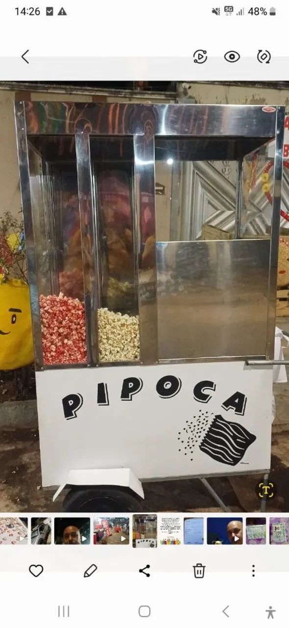 carrinho de pipoca 