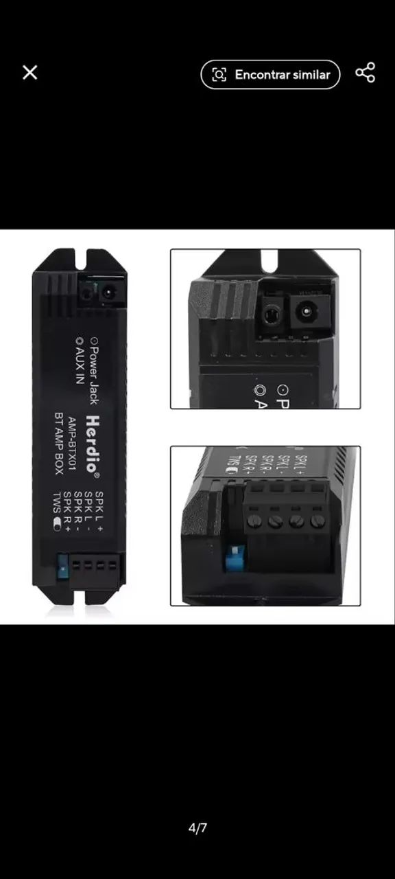 Amplificador de som marine Bluetooth  - Foto 5