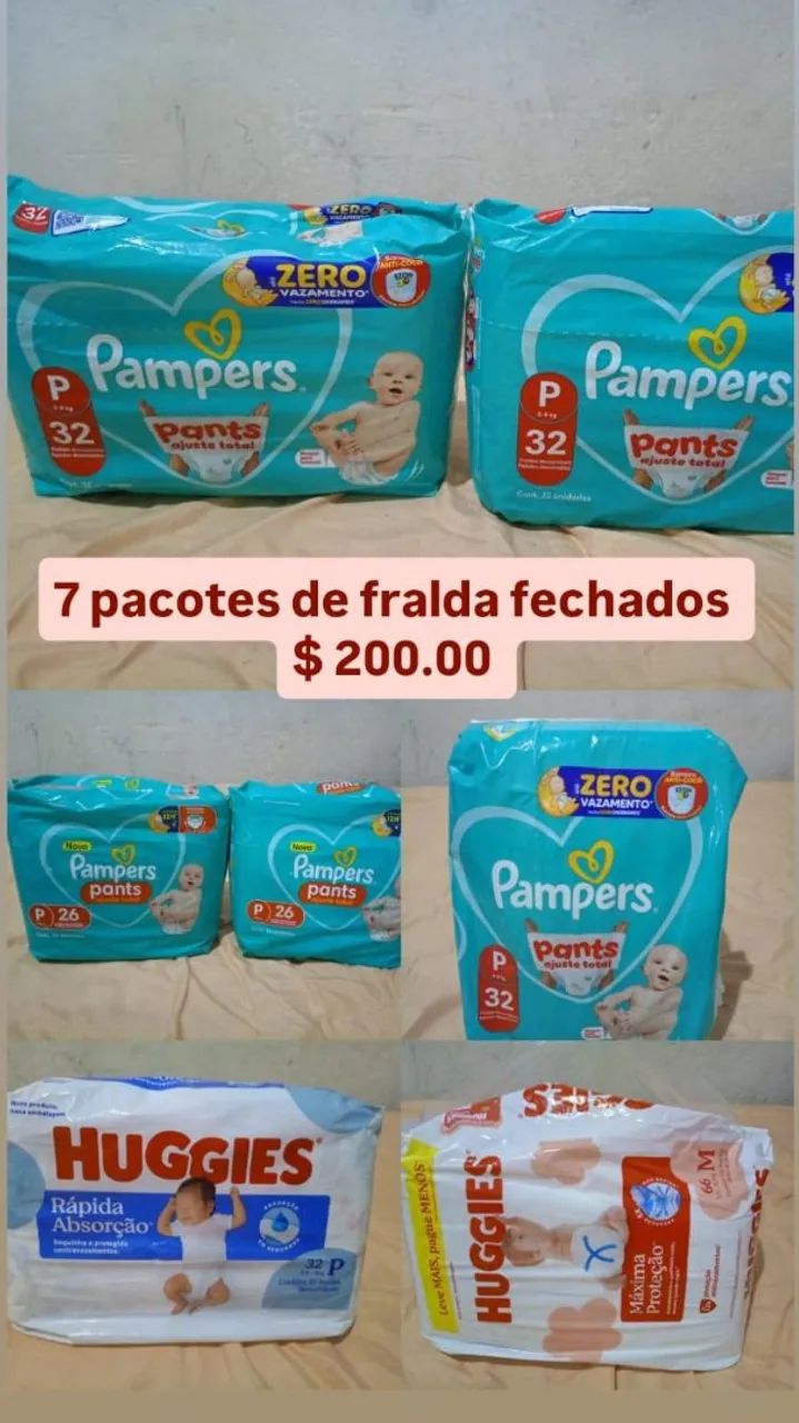 Fralda descartável 