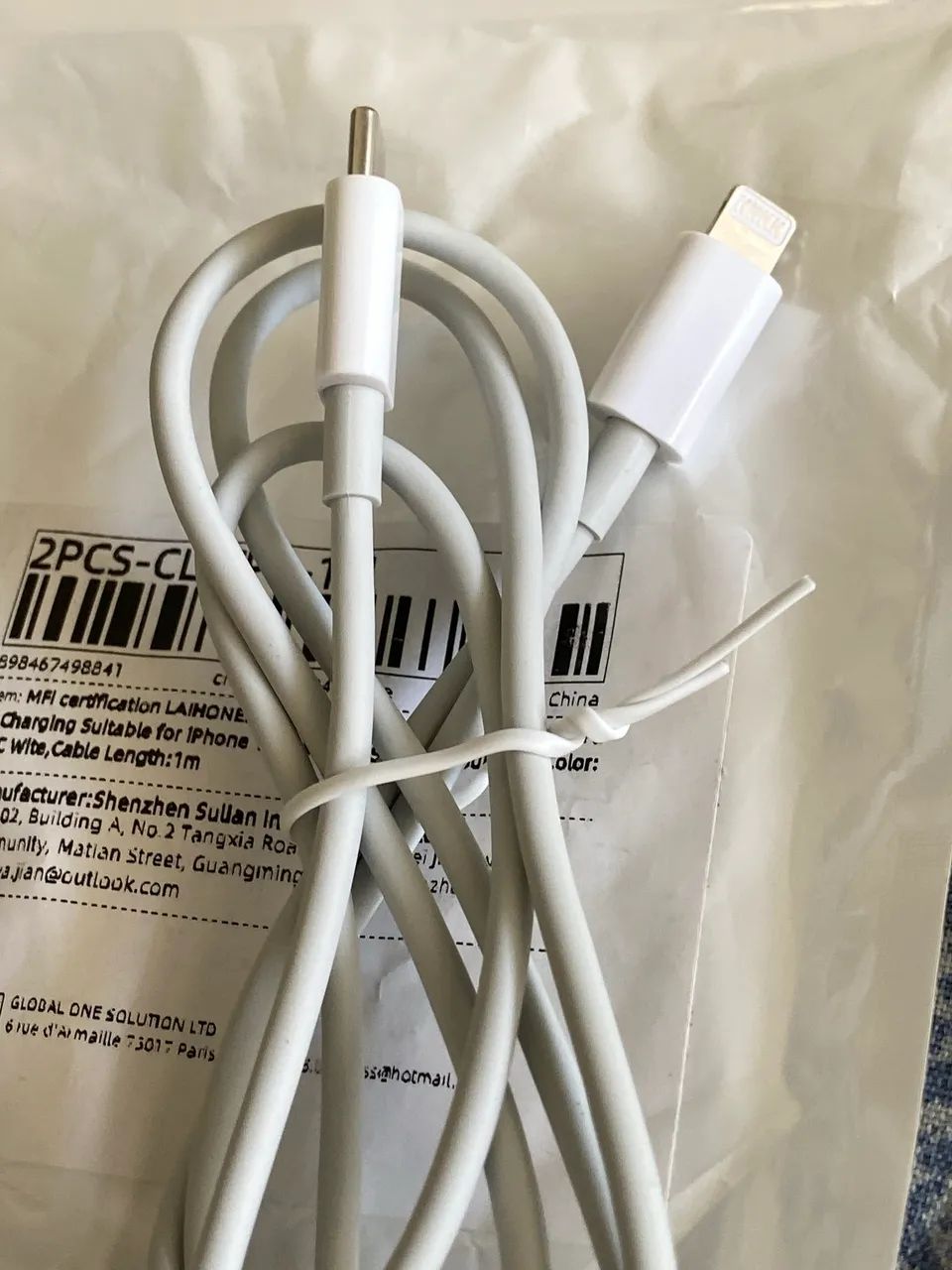 Cabo para iPhone Tipo C Lightning Entrega Grátis  - Foto 3