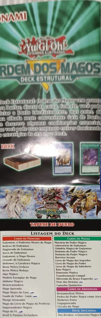 Yu-gi-oh! Deck Estrutural - Ordem Dos Magos - Konami Cards (Praticamente Novo)) - Foto 2