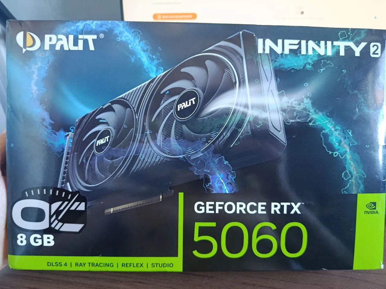 RTX 5060 Palit 8gb VRAM - (NOVA E SEM USO)