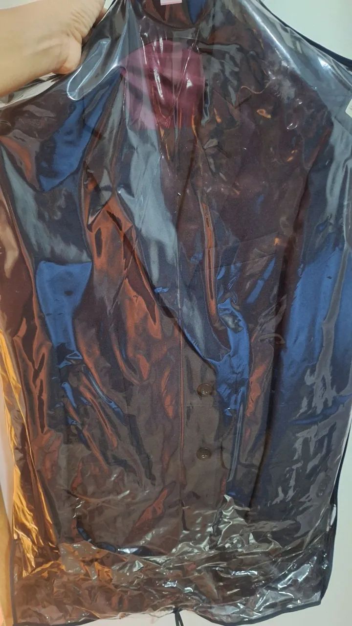 Paleto terno blazer e calça usado 1 vez - Foto 2