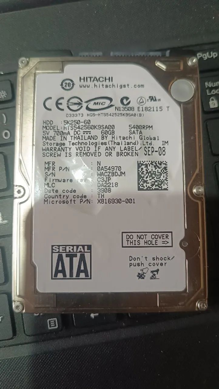 HD Notebook 60GB