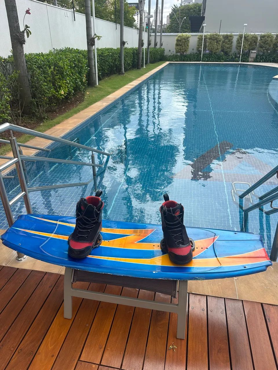 Kit Prancha Wakeboard Double Up + Botas Liquid Force Top ! Campinas-sp  - Foto 6