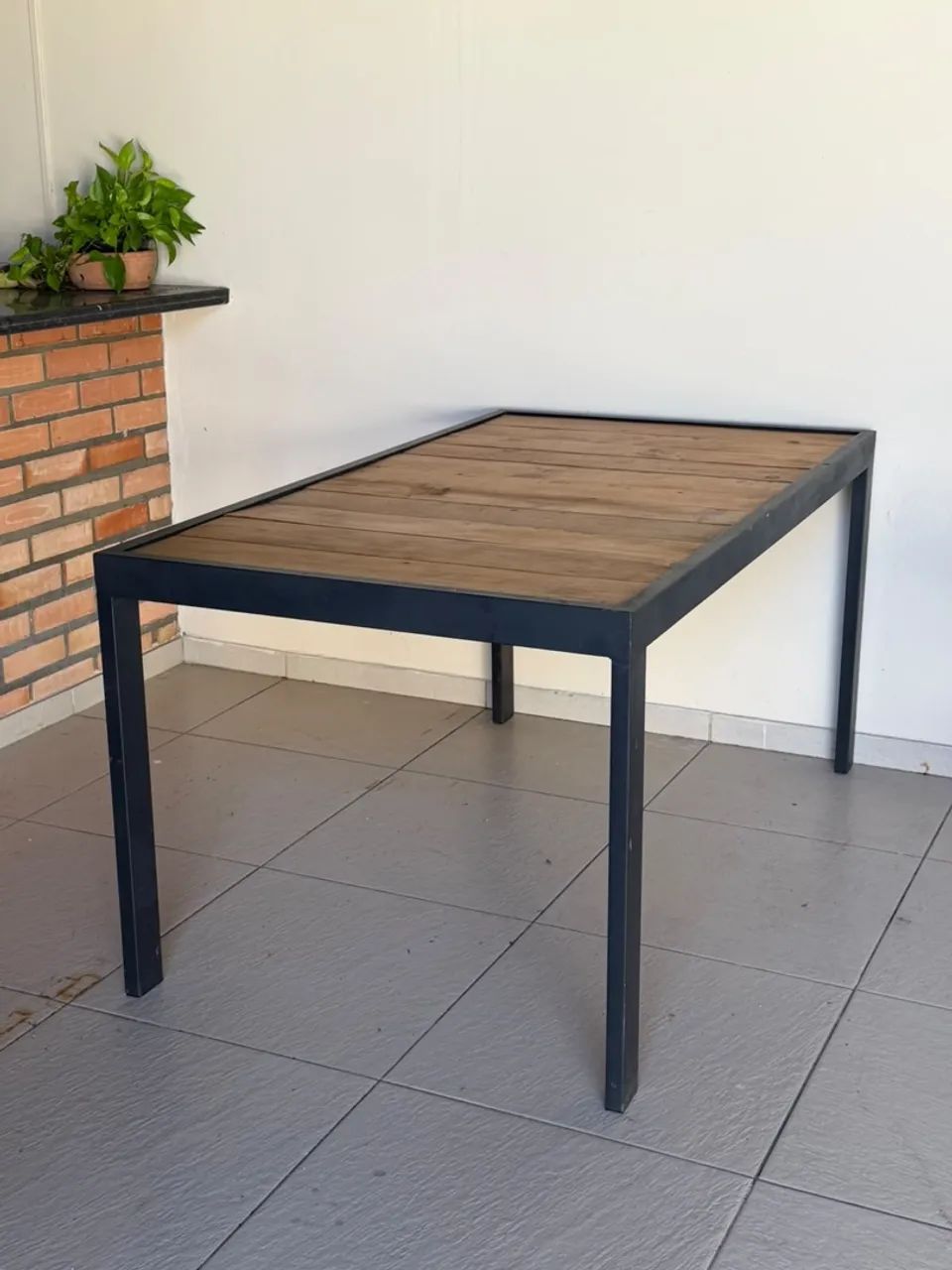 Mesa 6 lugares de madeira  - Foto 2