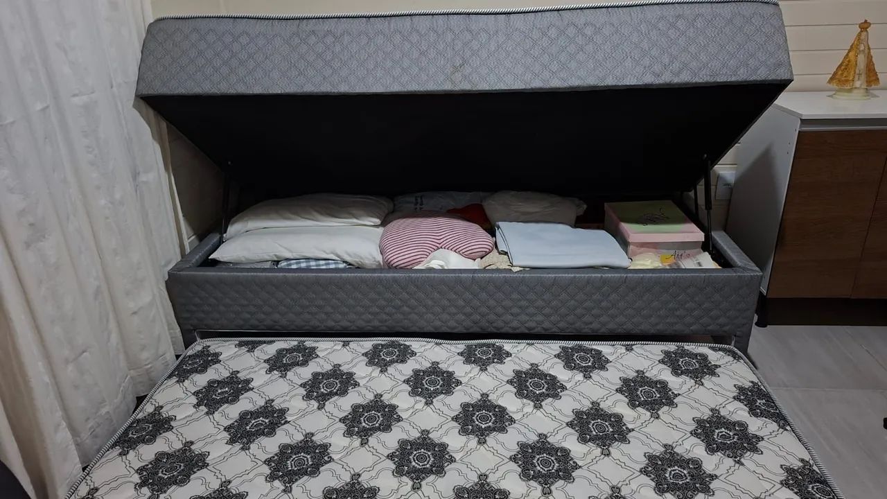 Cama Box com Baú e Cama Auxiliar  - Foto 2