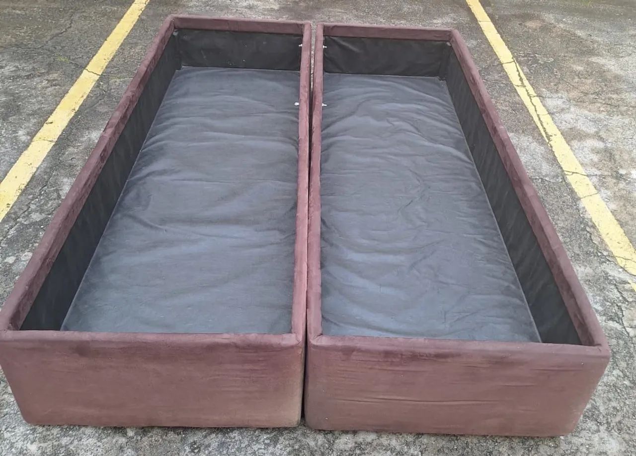 Vendo cama box com Colchão   - Foto 3