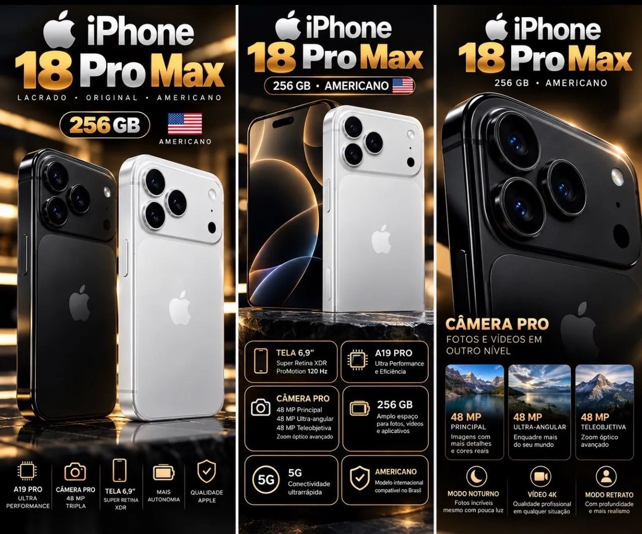 iPhone 18 pro Max 256 Americano