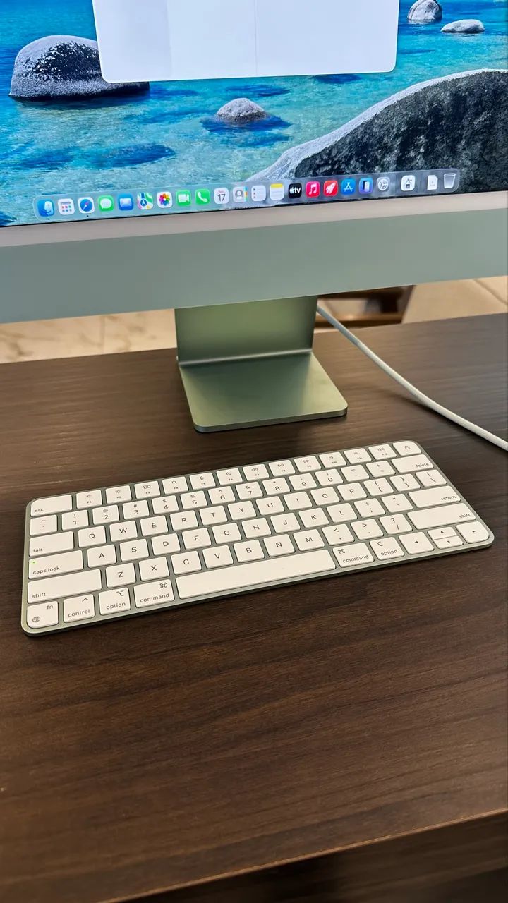 iMac 2021 M1 256ssd 24?+Magic Keyboard+Magic Mouse Seminovo / Loja