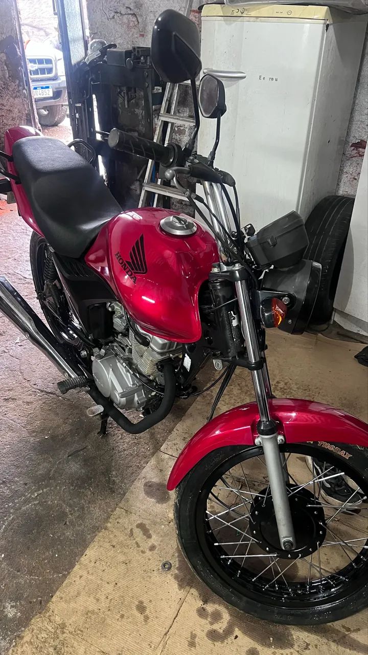 Fan 125 com partida eletrica