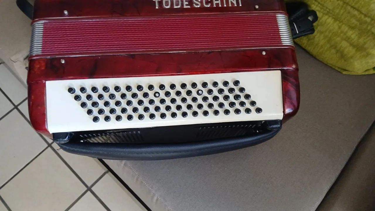 Vende Sanfona Todeschini 80 Baixos de 1967<br>Acompanha bag - Foto 3