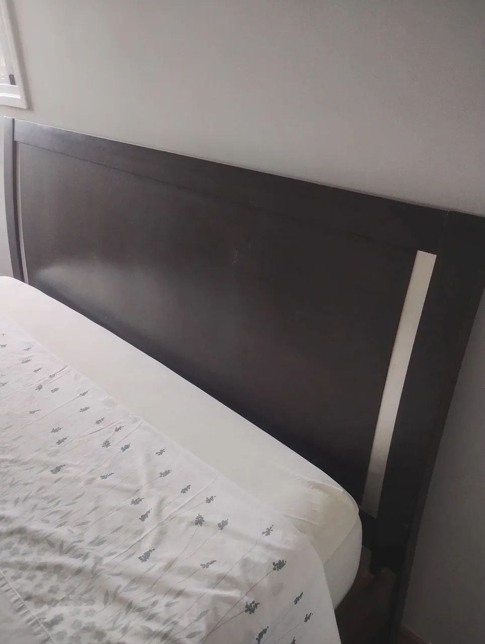 Cama de casal madeira imbuia. - Foto 2