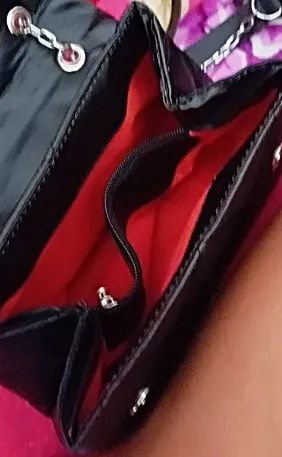 Bolsa Feminina Preta Alça Corrente - Foto 4