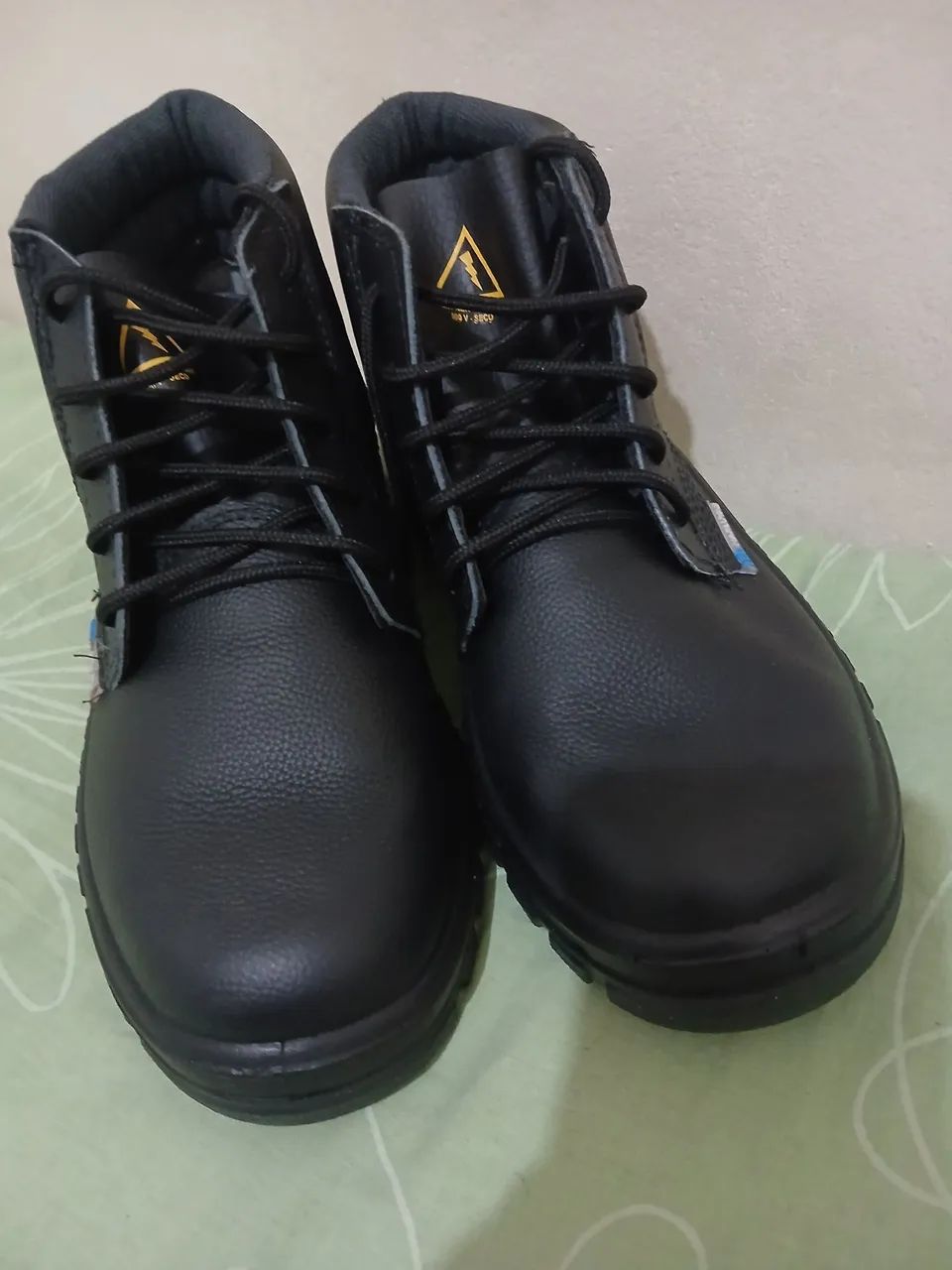 Bota de couro 41 preta - Foto 5