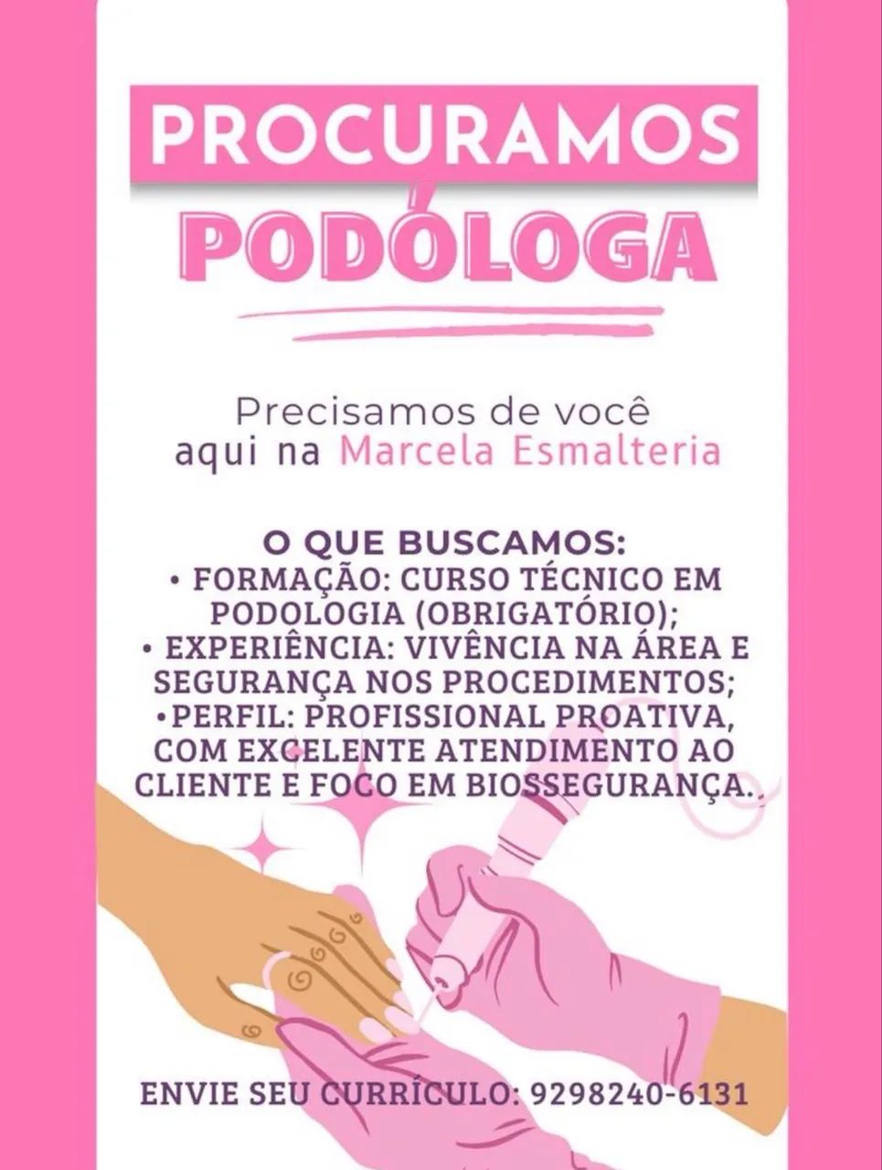 Vaga de manicure com urgência  - Foto 2