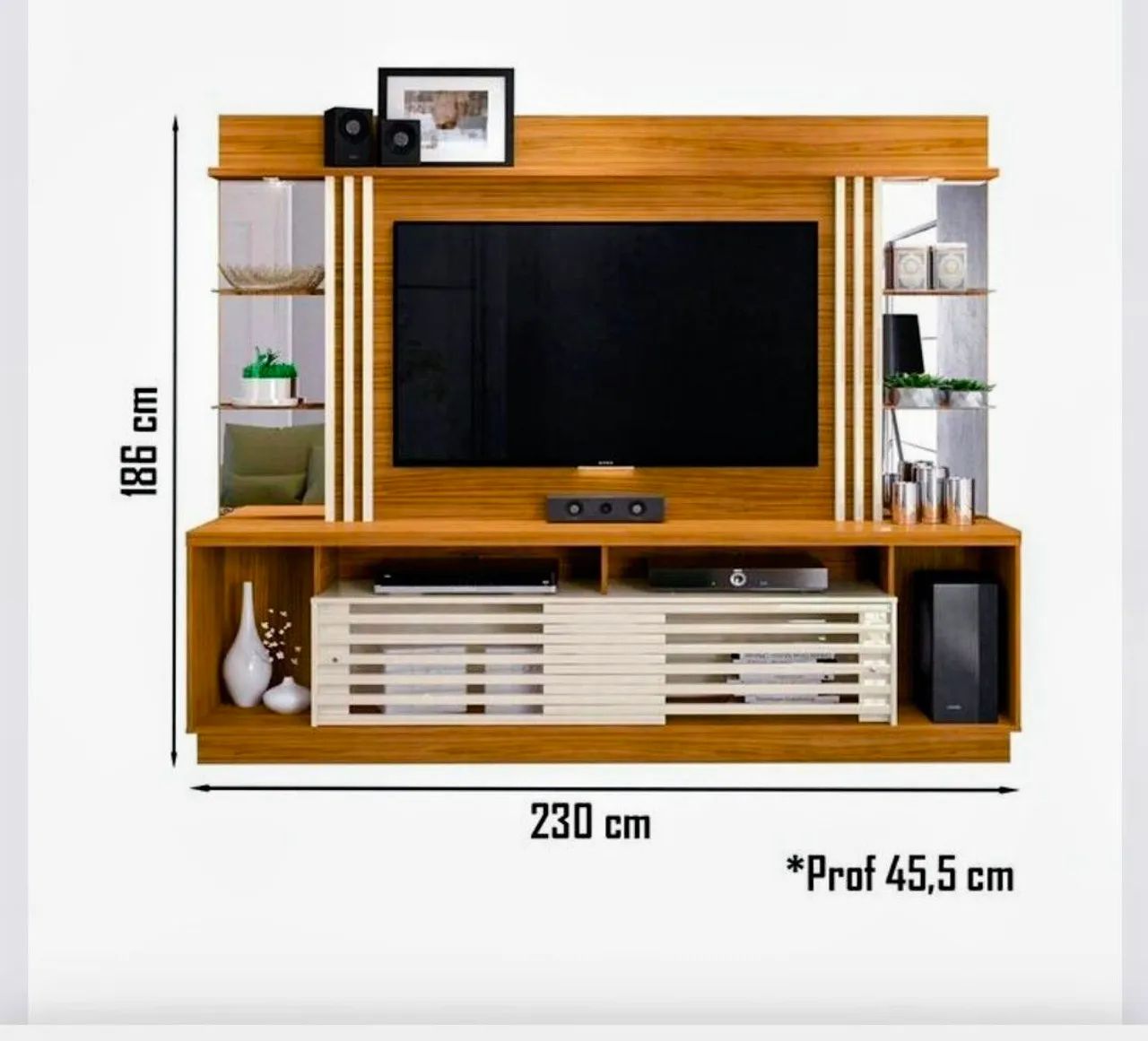 Rack de tv até 55' R$ 390 - Foto 2