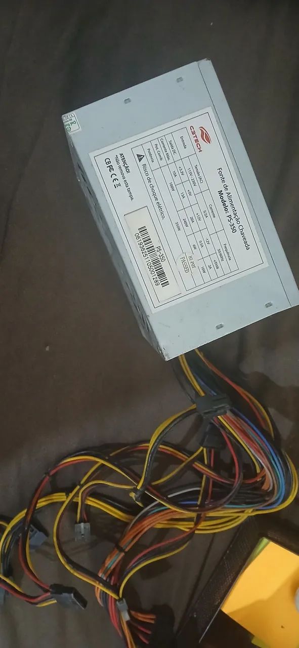 Fonte 350W C3Tech - Foto 3