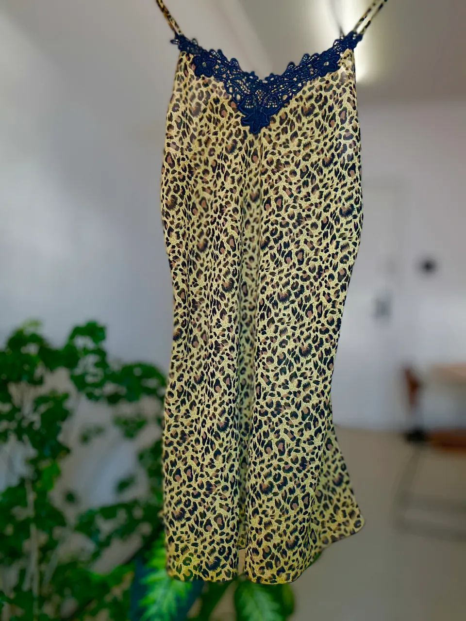 Camisola de Onçinha M Renda Preto - Foto 3