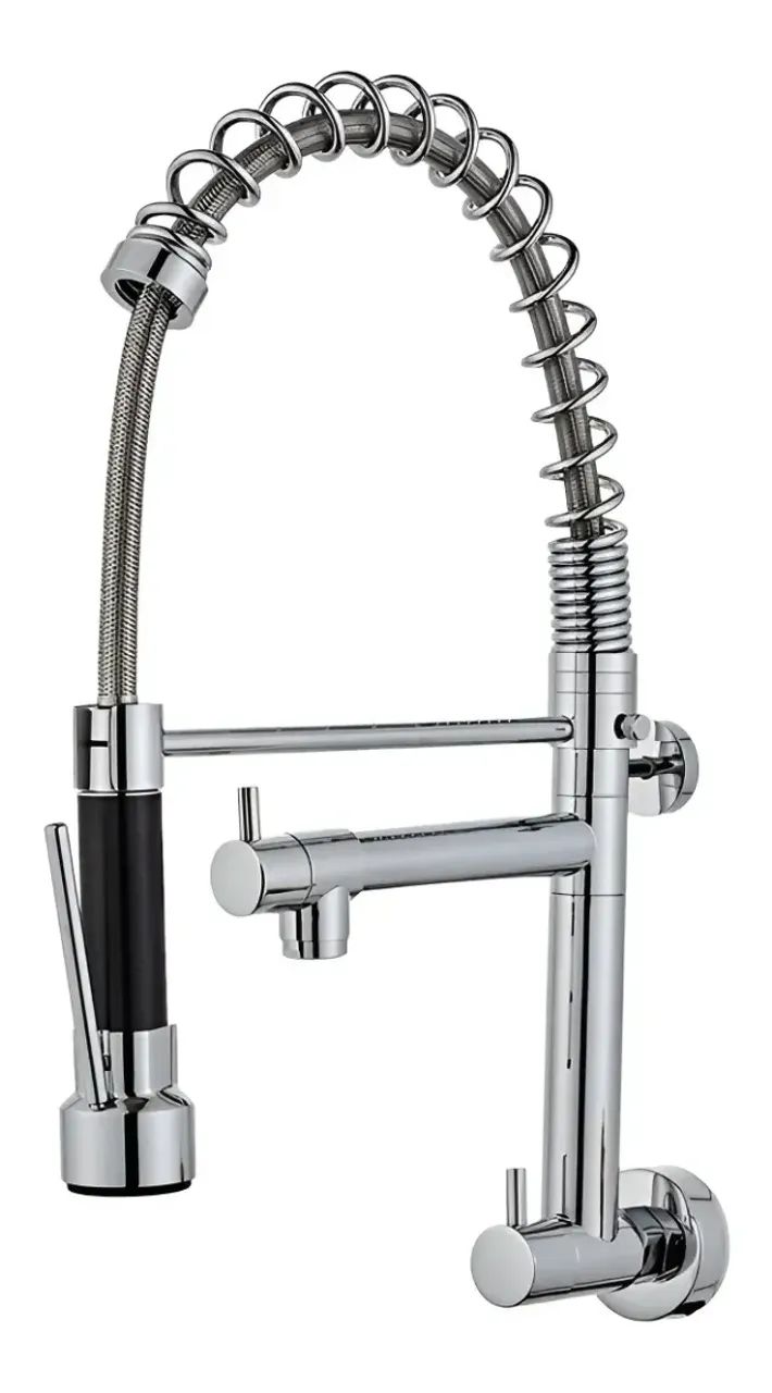 Torneira Gourmet Premium com Ducha Flexível e Mola - Moderna e Resistente