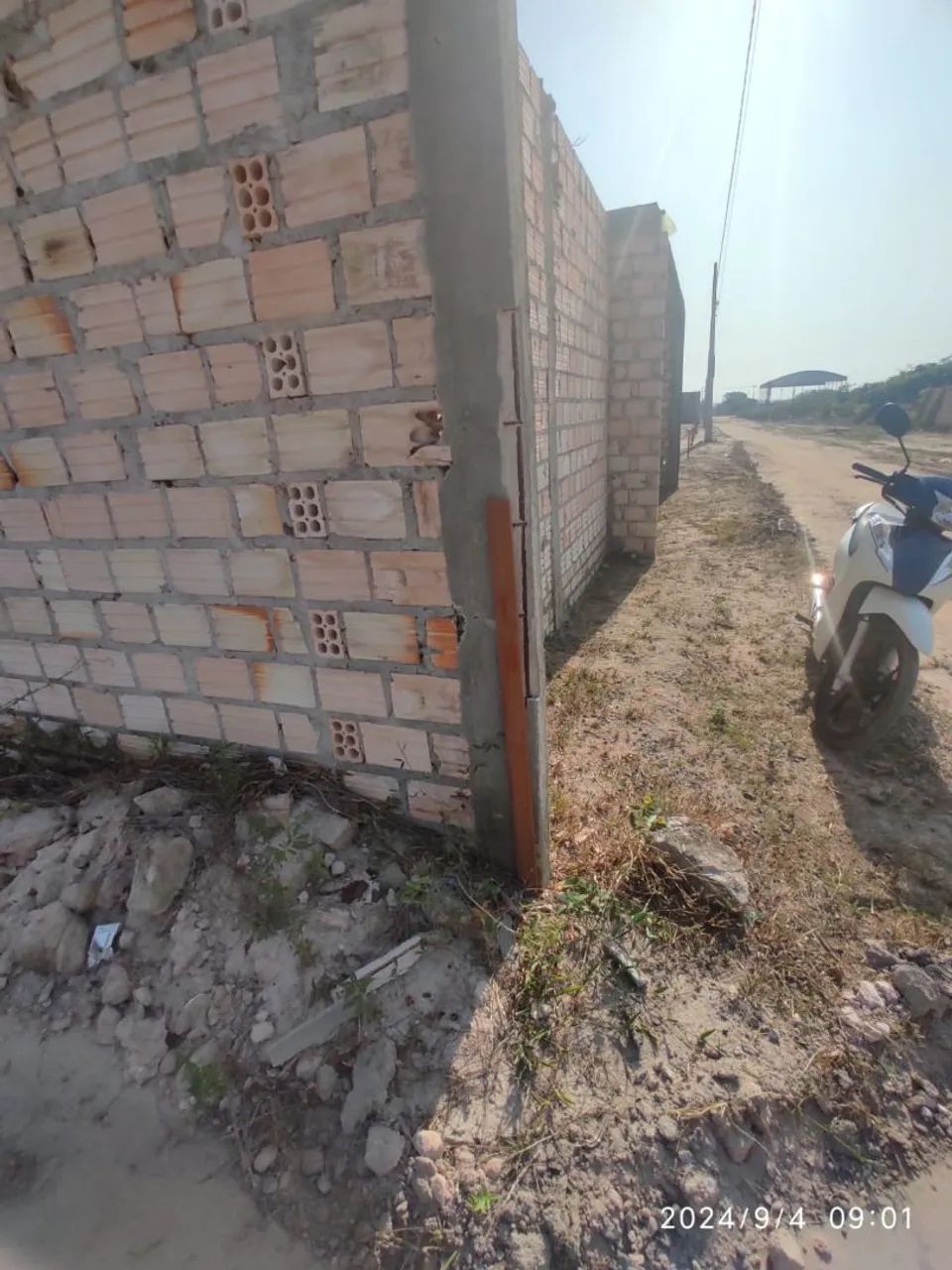 Casa em fase de construção 