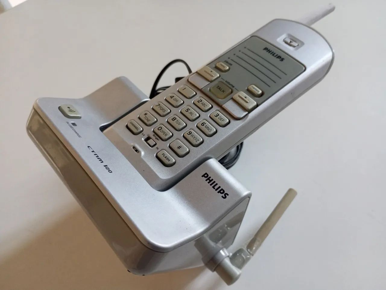 Telefone Sem Fio Philips Original Com Fonte e Base  - Foto 5
