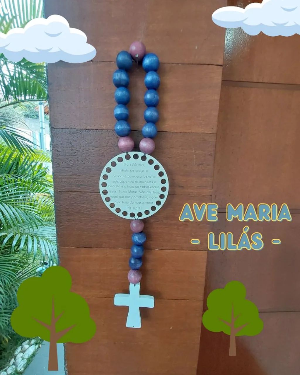 TERÇO DEZENA RÚSTICO- ORAÇÃO DA AVE MARIA