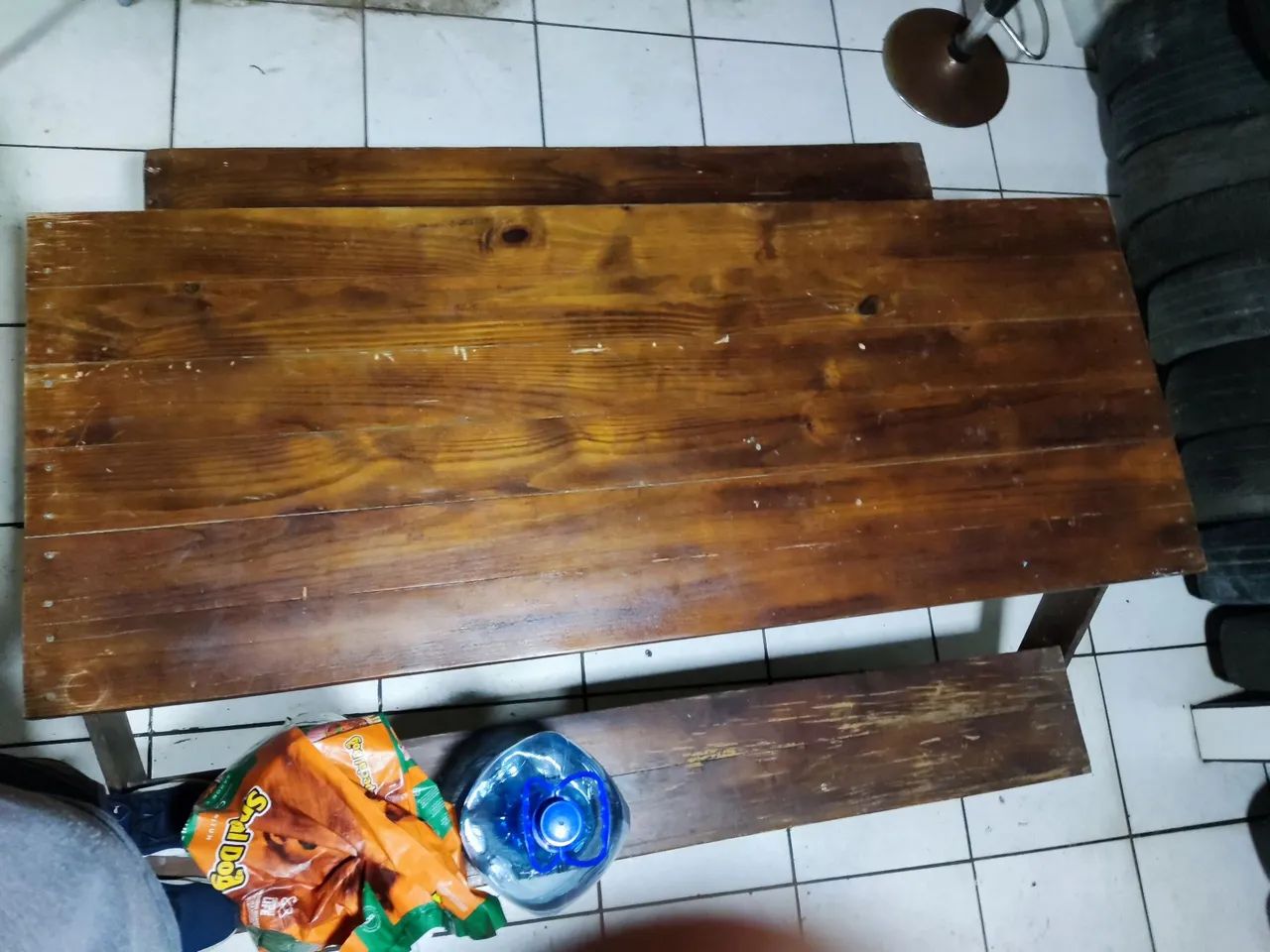 Mesa que vira banco 1,60mt  - Foto 4