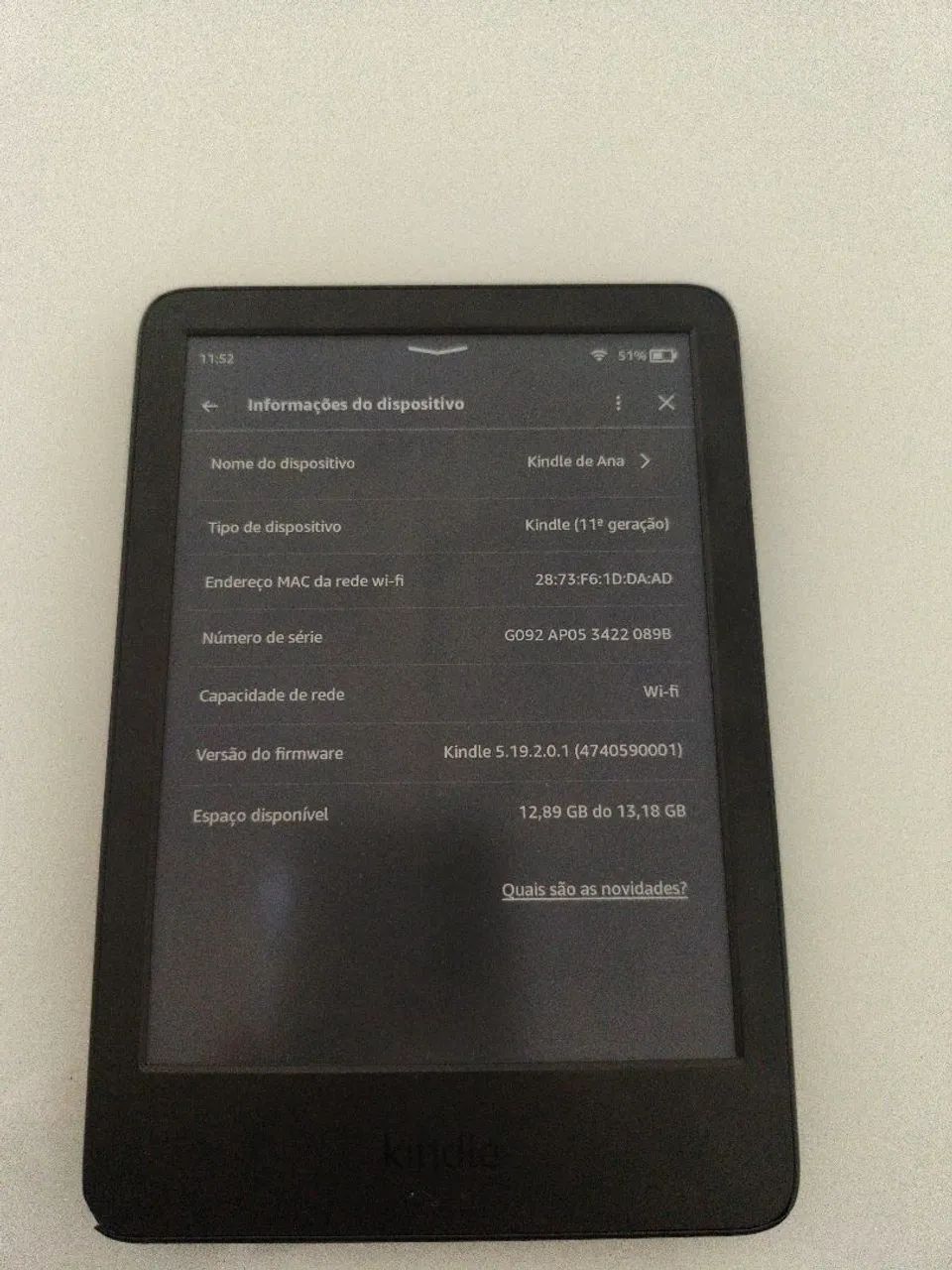 Kindle 16gb - 11ª Geração - Foto 4